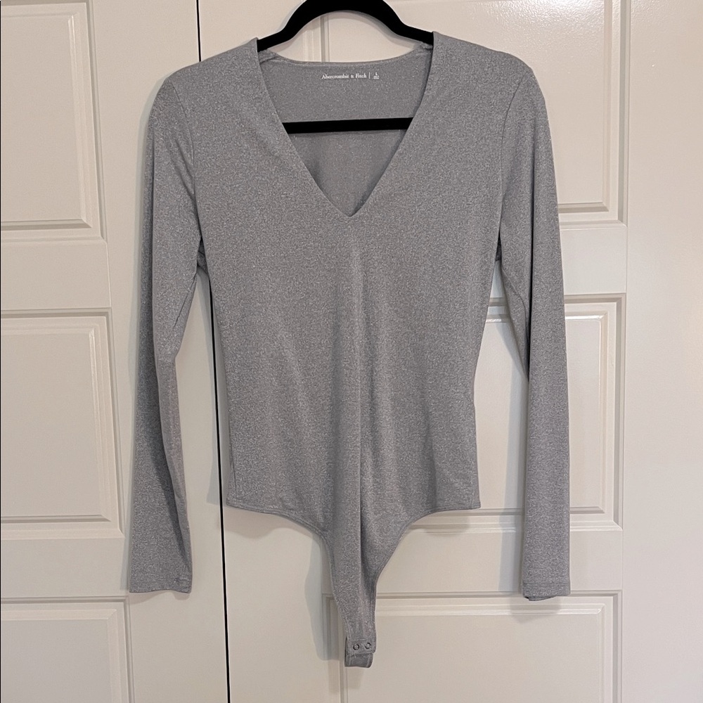 Abercrombie Shimmer V-Neck Bodysuit